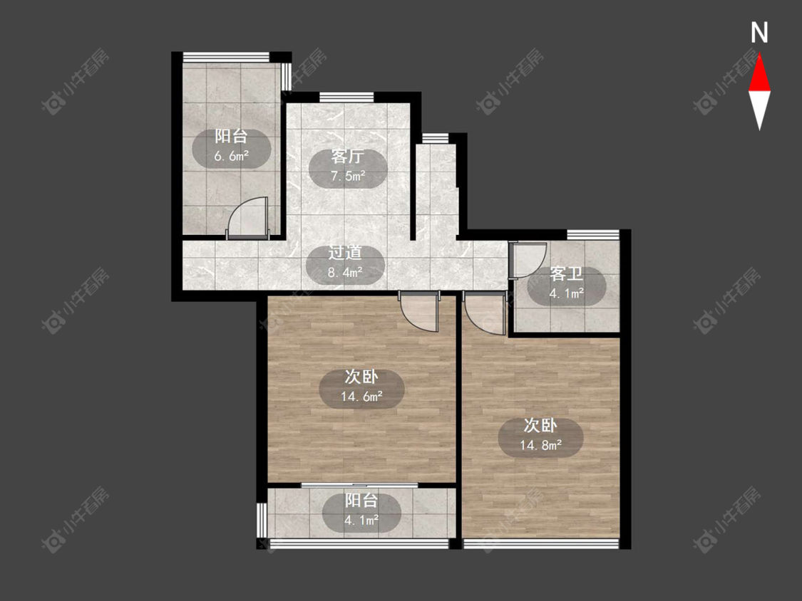 中天名园房源户型图 常州中天名园在售二手房源户型图_小牛看房