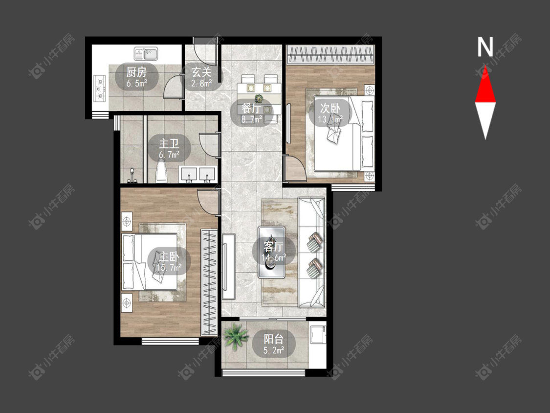 常发豪庭国际房源户型图 常州常发豪庭国际在售二手房源户型图_小牛看房