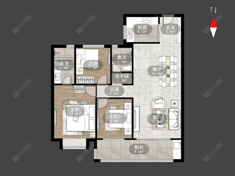 碧桂园壹号天禧房源户型图 常州碧桂园壹号天禧在售二手房源户型图_小牛看房