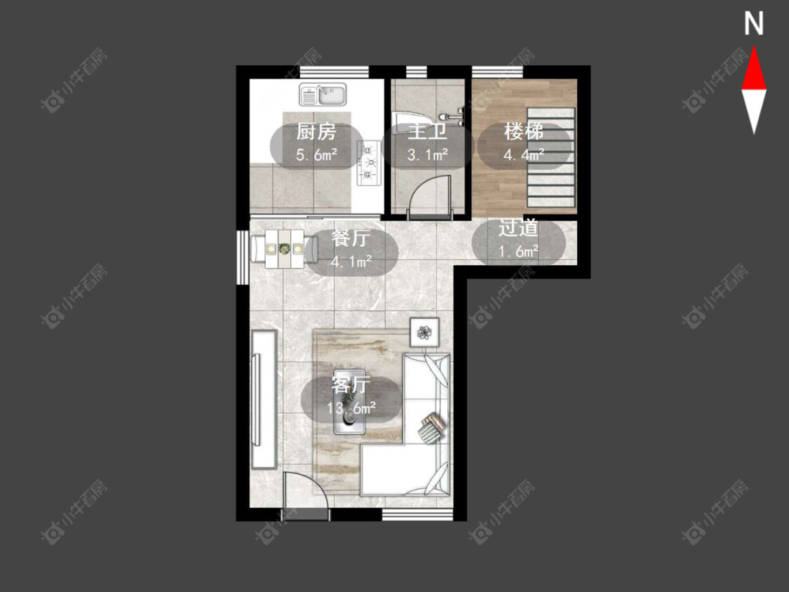 常州南河沿在售二手房源户型图_小牛看房