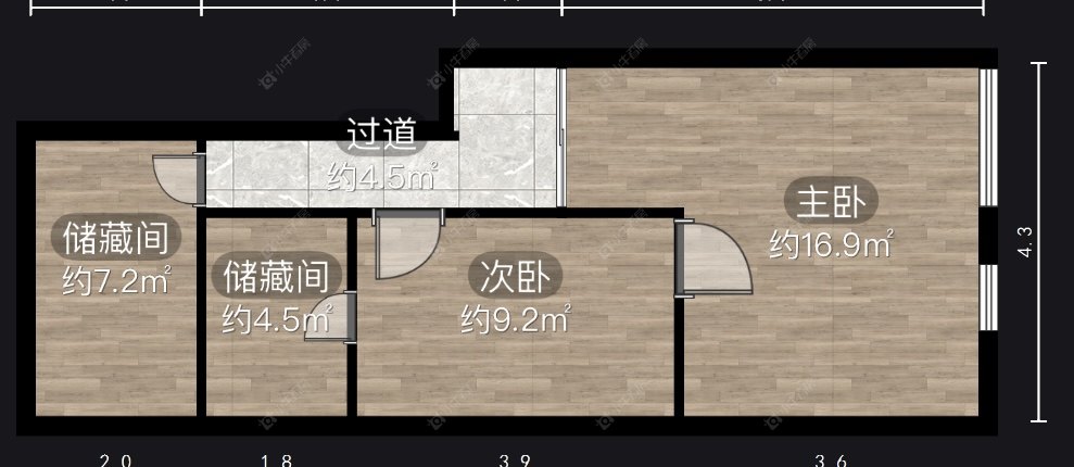 常州吾悦广场金苹果公寓租房房源封面图