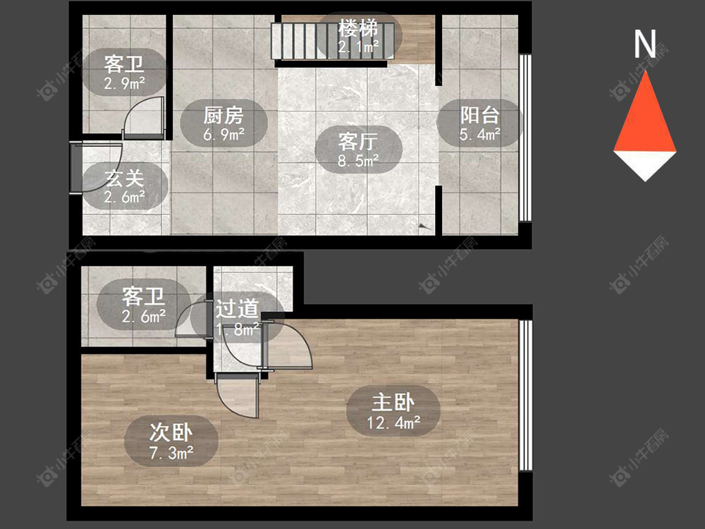 常州高力汽博城在售二手房房源户型图_小牛看房