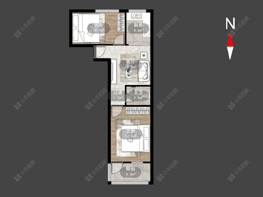 常州朝阳四村在售二手房源户型图_小牛看房