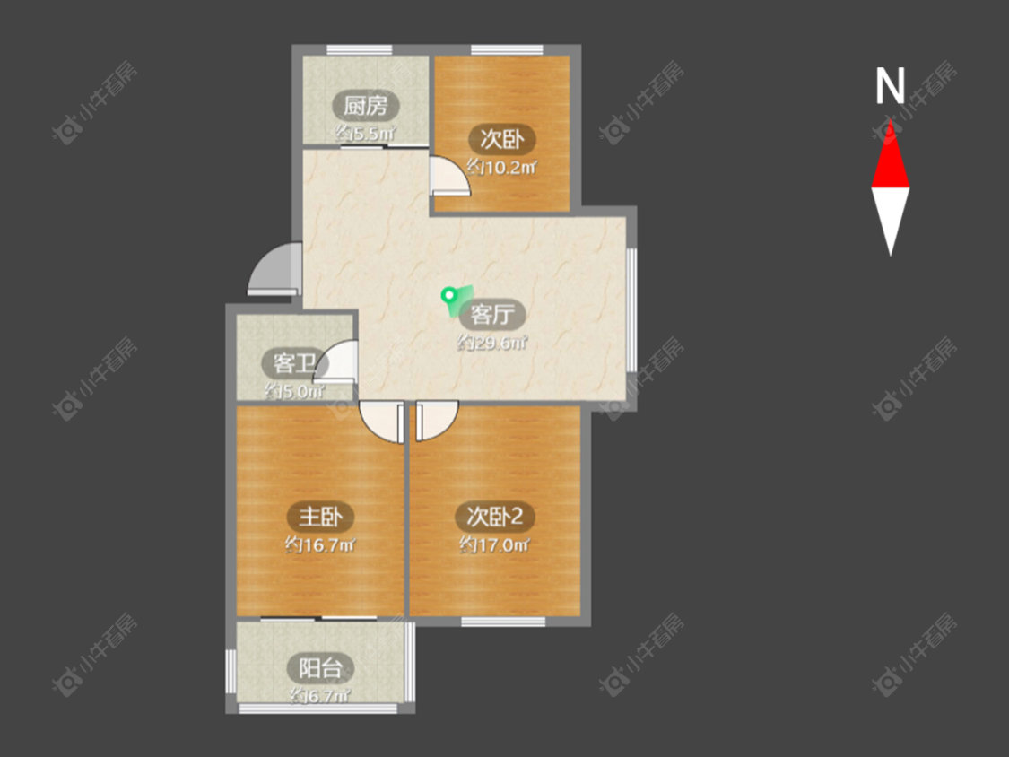 金梅花园南区房源户型图 常州金梅花园南区在售二手房源户型图_小牛看房