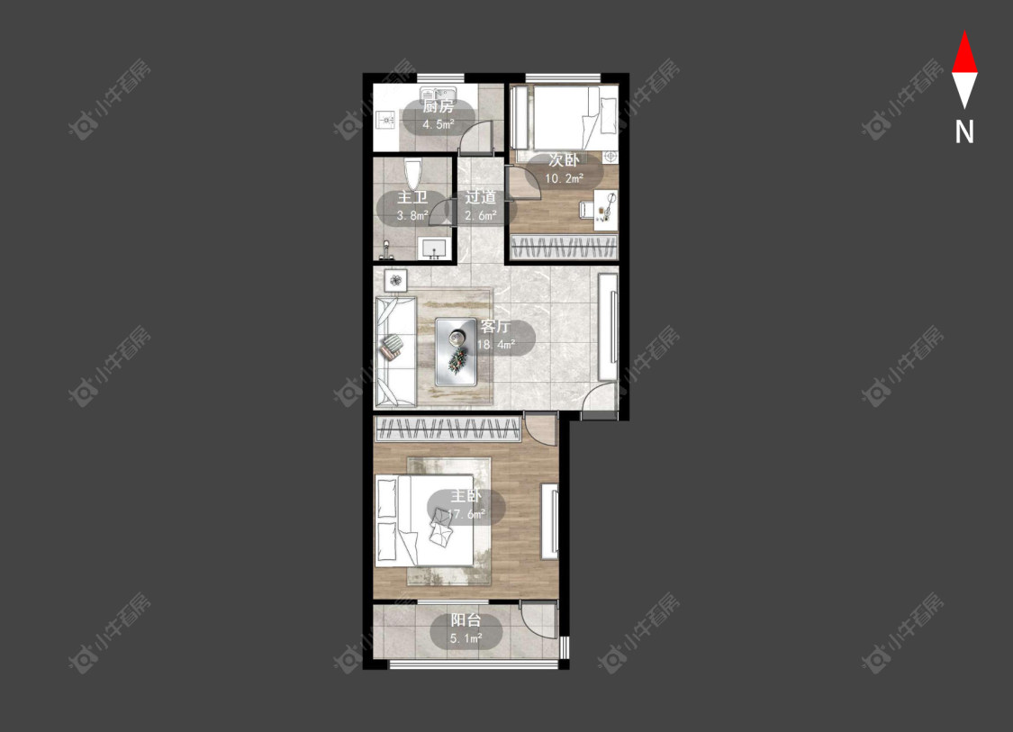 常州光华路在售二手房源户型图_小牛看房