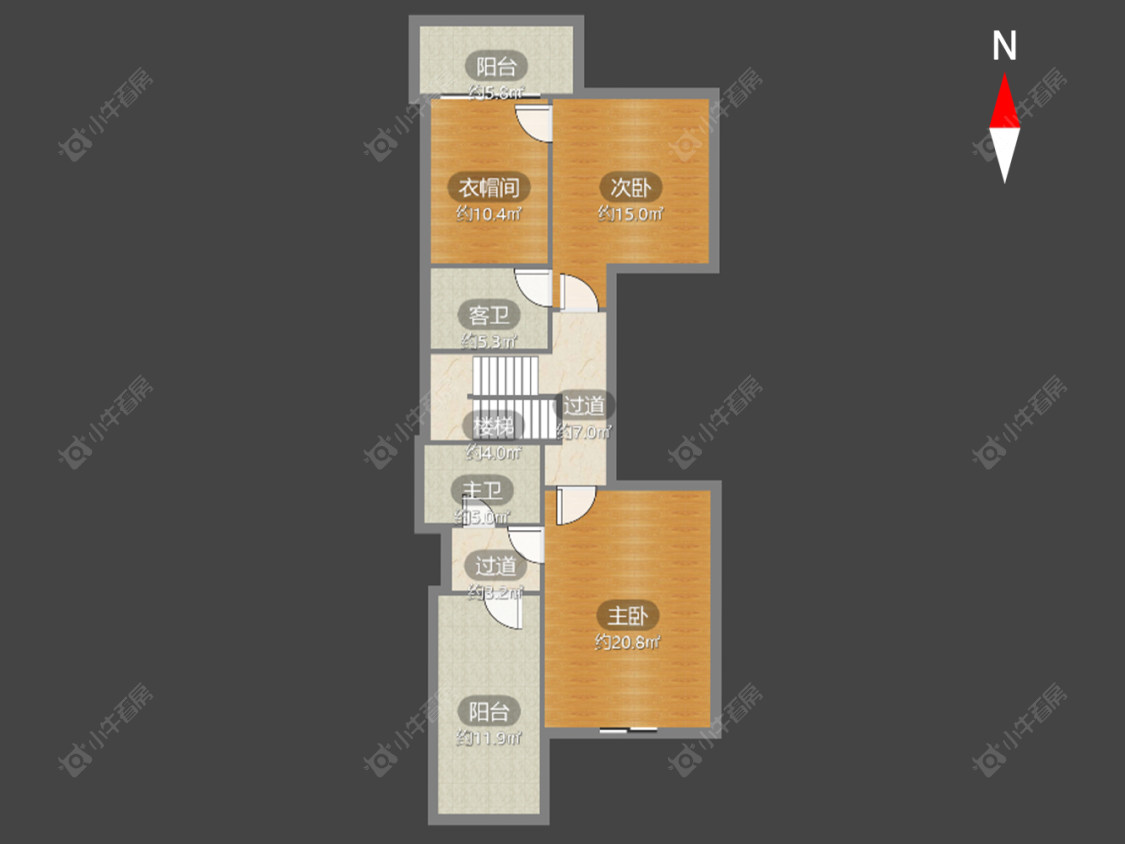 常州公园壹号一二期在售二手房源户型图_小牛看房