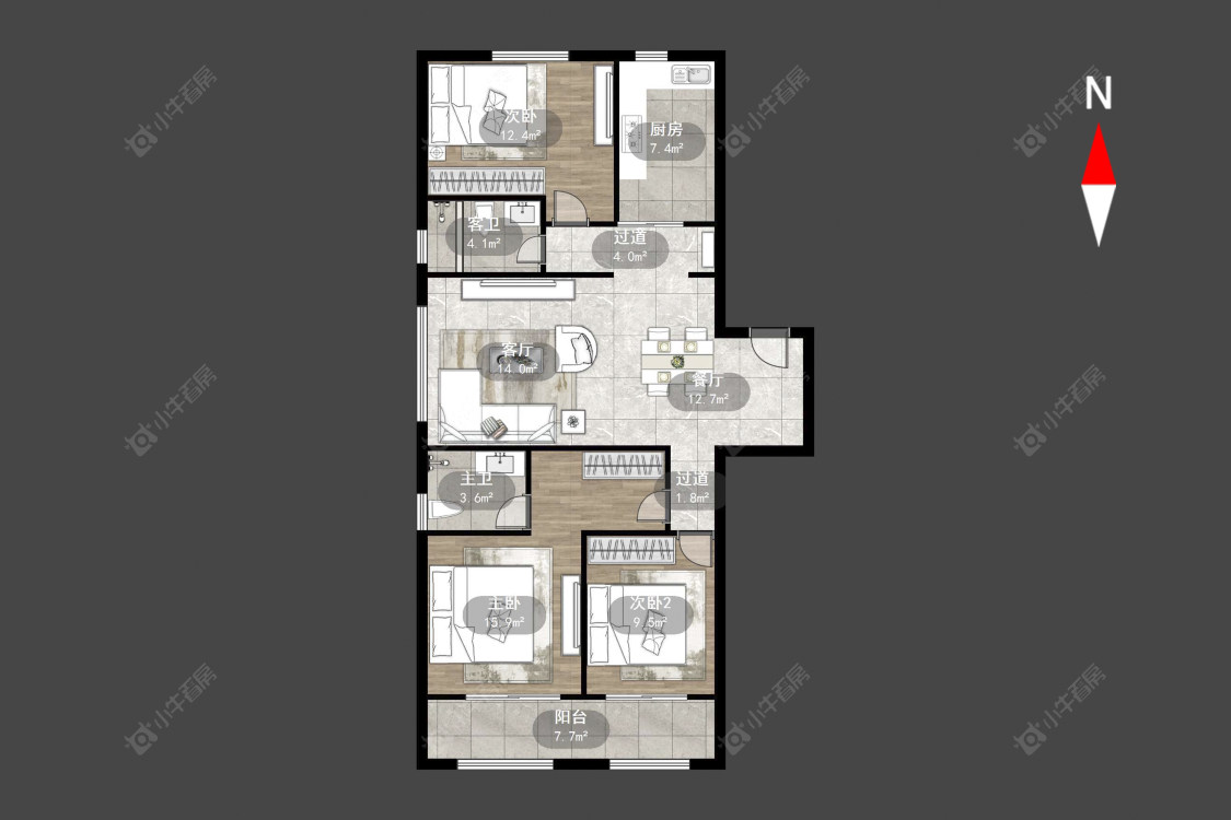弘阳燕澜风华三区房源户型图 常州弘阳燕澜风华三区在售二手房源户型图_小牛看房
