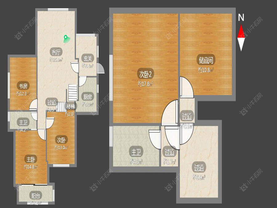 常州怡美花园在售二手房源户型图_小牛看房