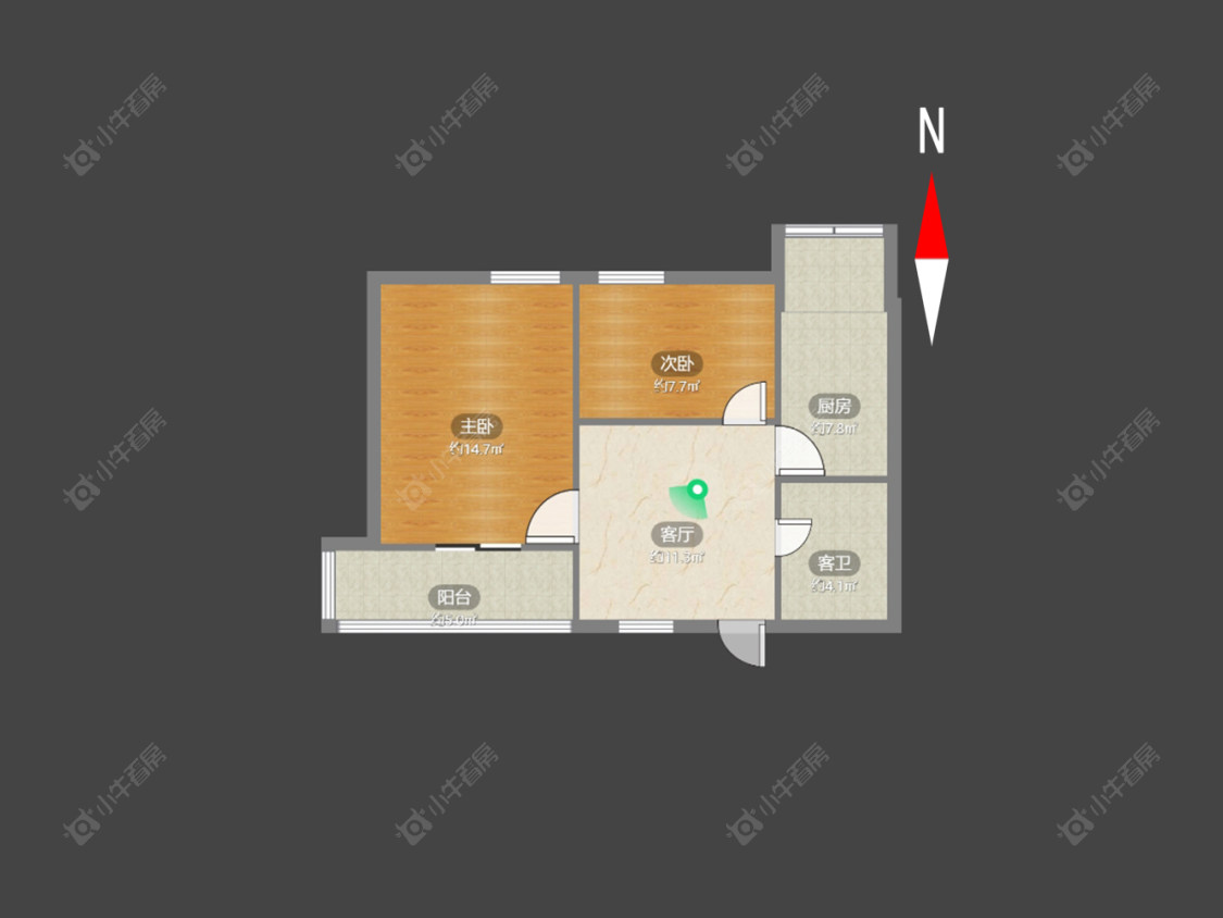 桃园新村房源户型图 常州桃园新村在售二手房源户型图_小牛看房