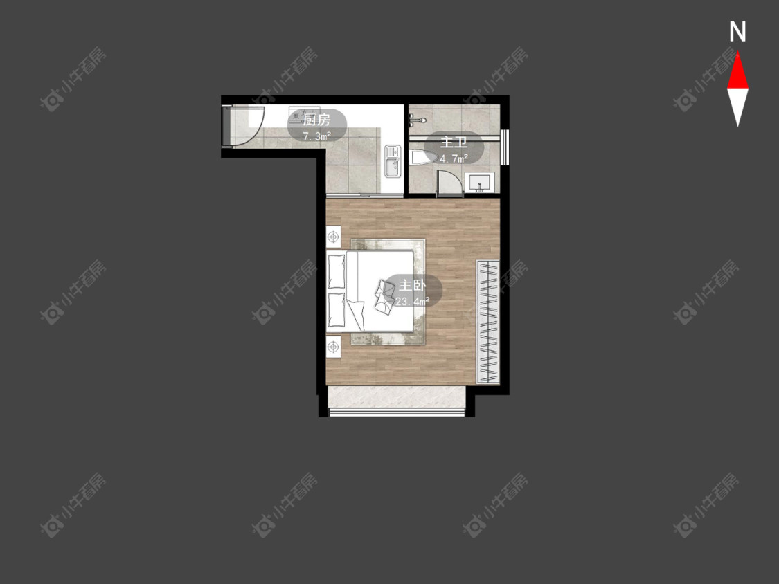 常州宝龙城市广场在售二手房源户型图_小牛看房