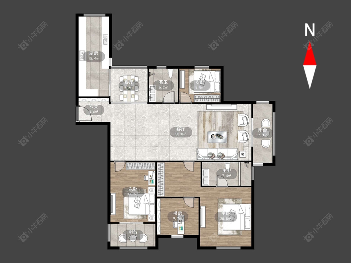 格兰艺堡二期房源户型图 常州格兰艺堡二期在售二手房源户型图_小牛看房
