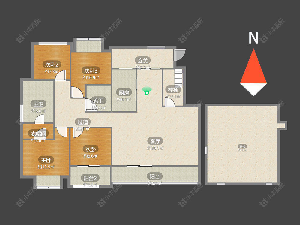 玉兰广场四期房源户型图 常州玉兰广场四期在售二手房源户型图_小牛看房