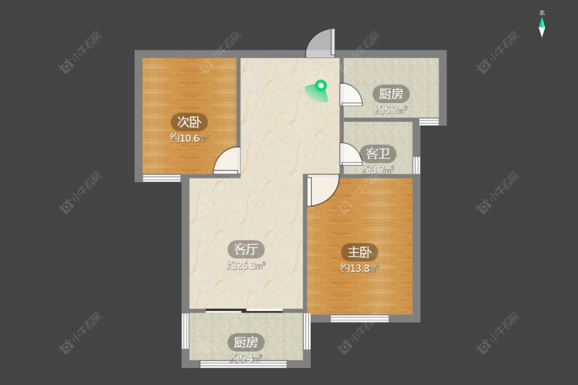 常州和平国际在售二手房房源户型图_小牛看房