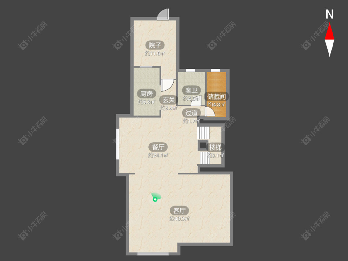 常州水晶城别墅区在售二手房源户型图_小牛看房