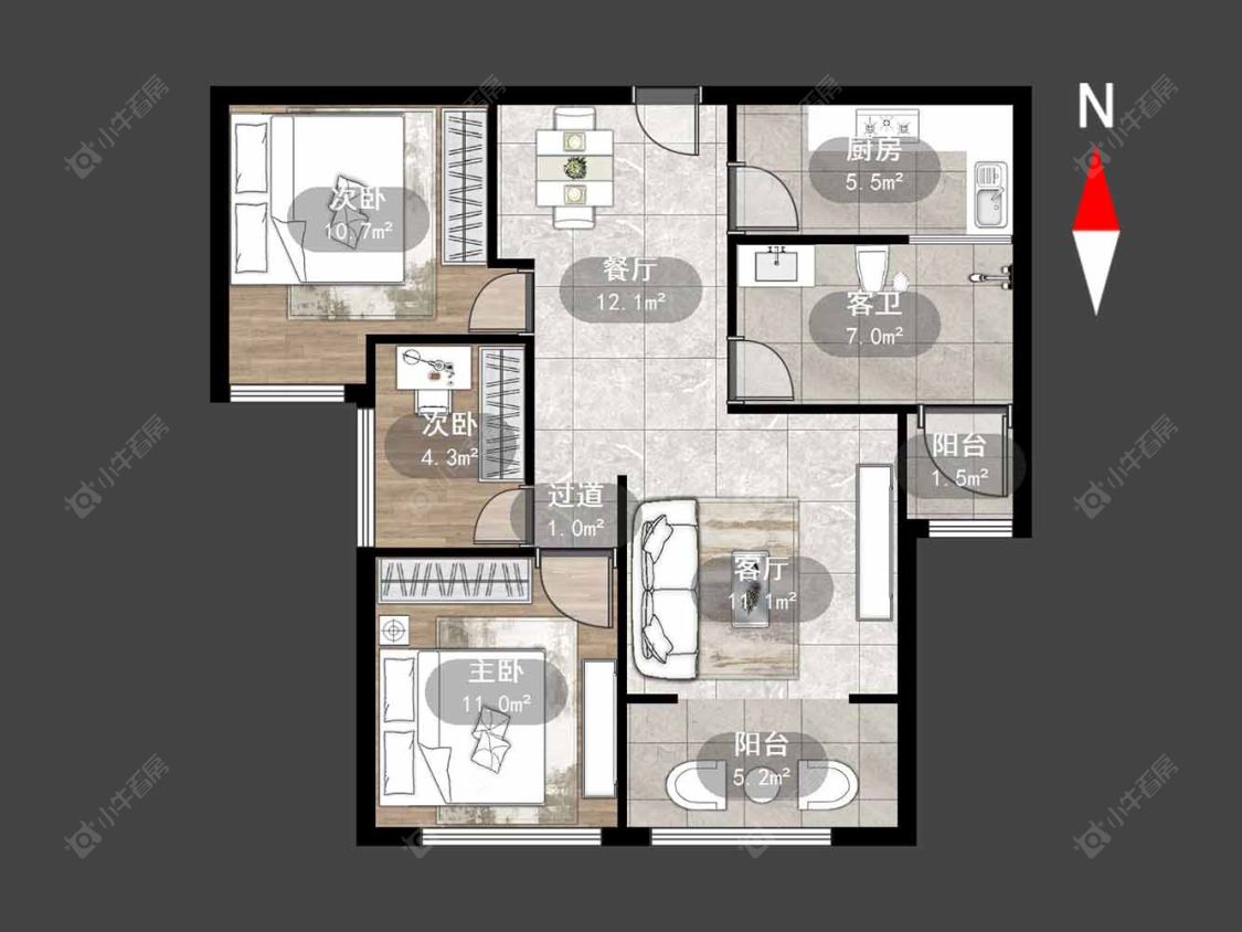常州莱蒙城中央府东区在售二手房源_小牛看房