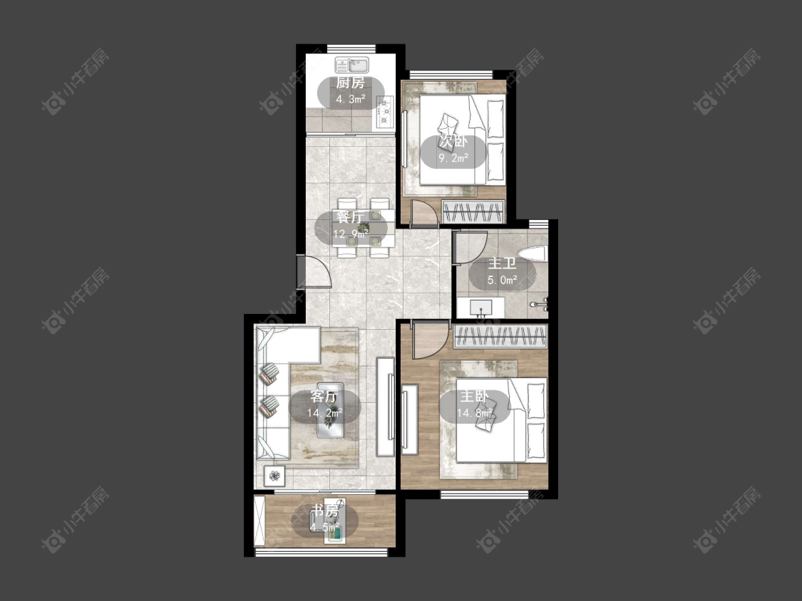 丹阳惠泽苑在售二手房源户型图_小牛看房