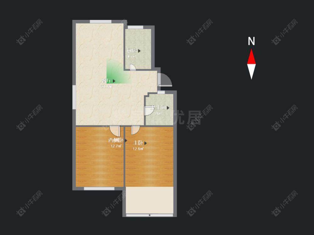 常州泰山一村在售二手房源户型图_小牛看房