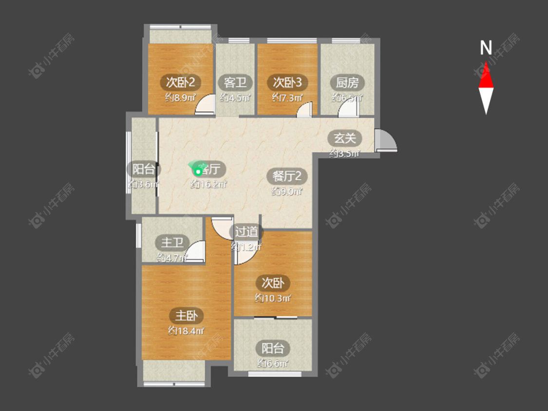 常州保利公园九里在售二手房源户型图_小牛看房