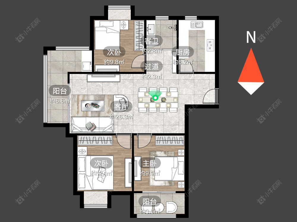 常州御水华庭一期在售二手房源_小牛看房