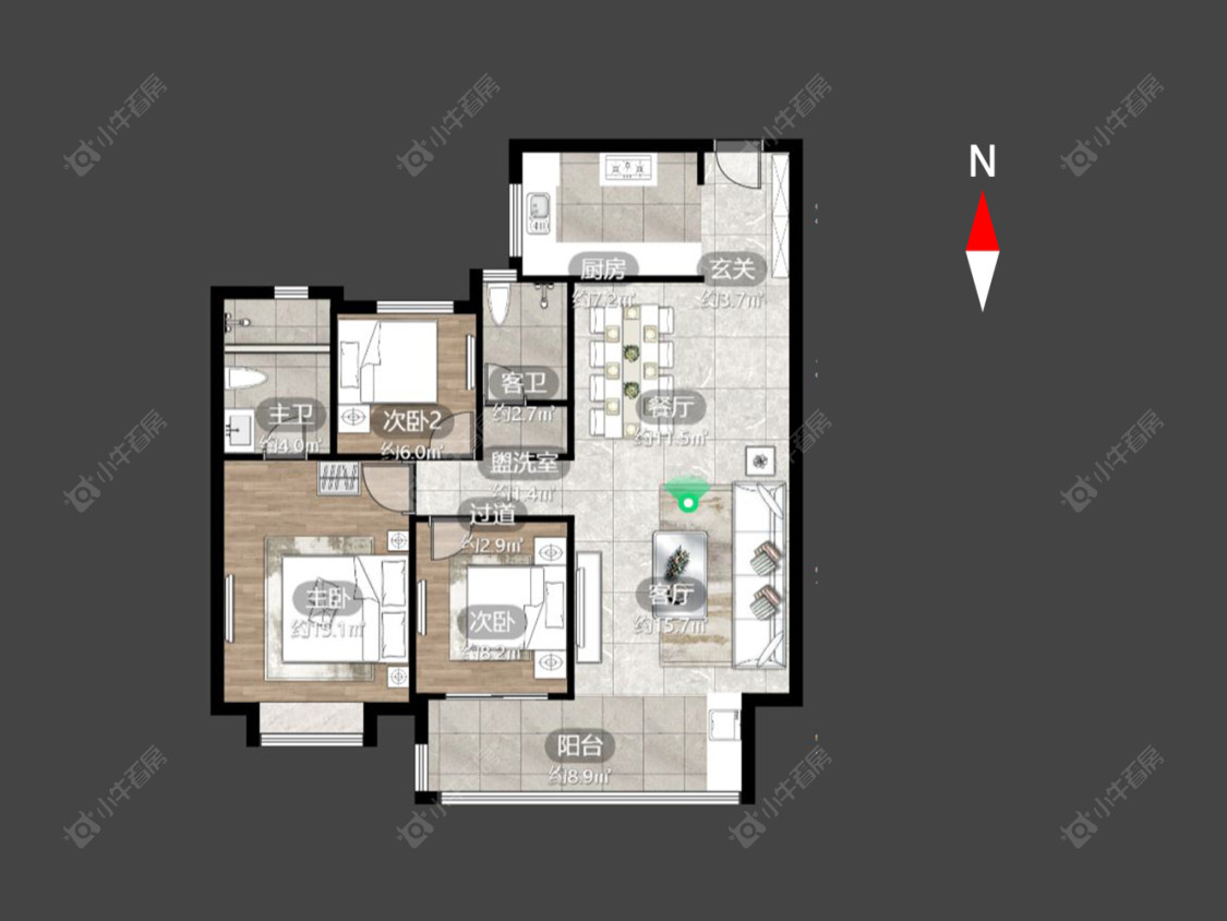 碧桂园壹号天禧房源户型图 常州碧桂园壹号天禧在售二手房源户型图_小牛看房