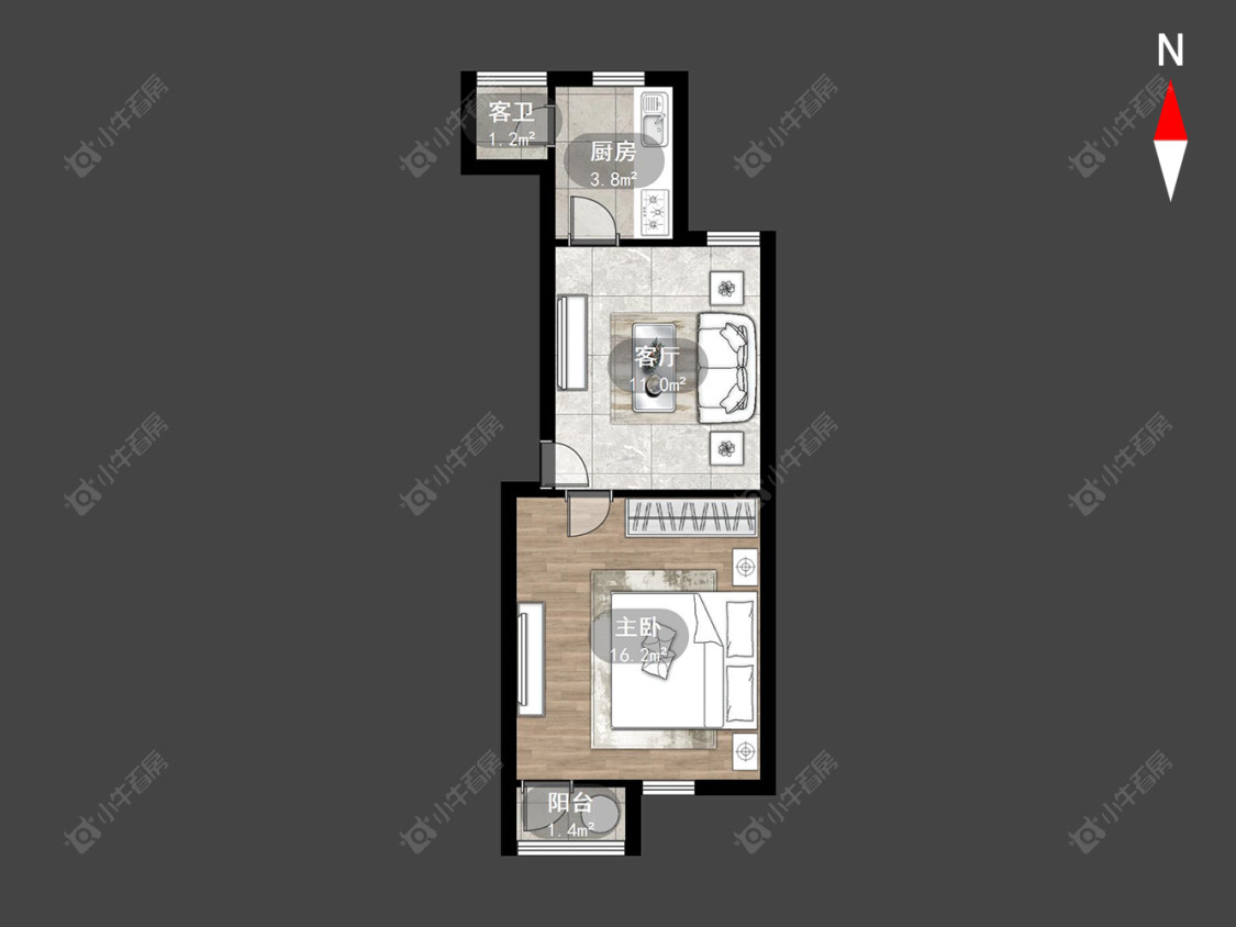 常州工房北区在售二手房房源户型图_小牛看房