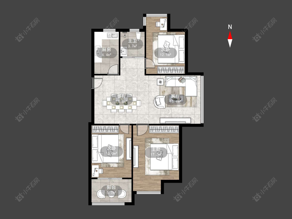 常州峨嵋新村在售二手房源户型图_小牛看房