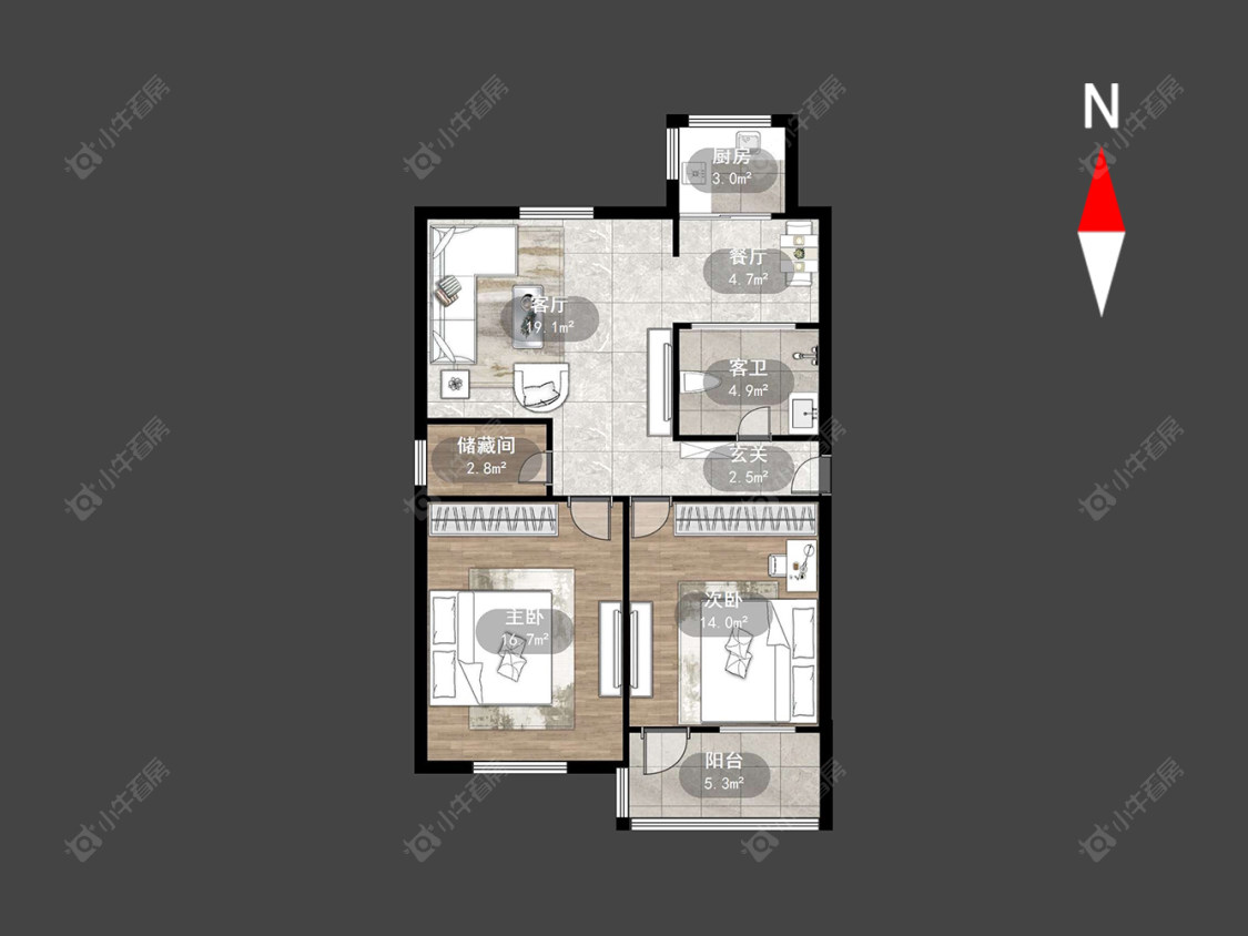 翠竹新村南区房源室内图 常州翠竹新村南区在售二手房源室内图_小牛看房