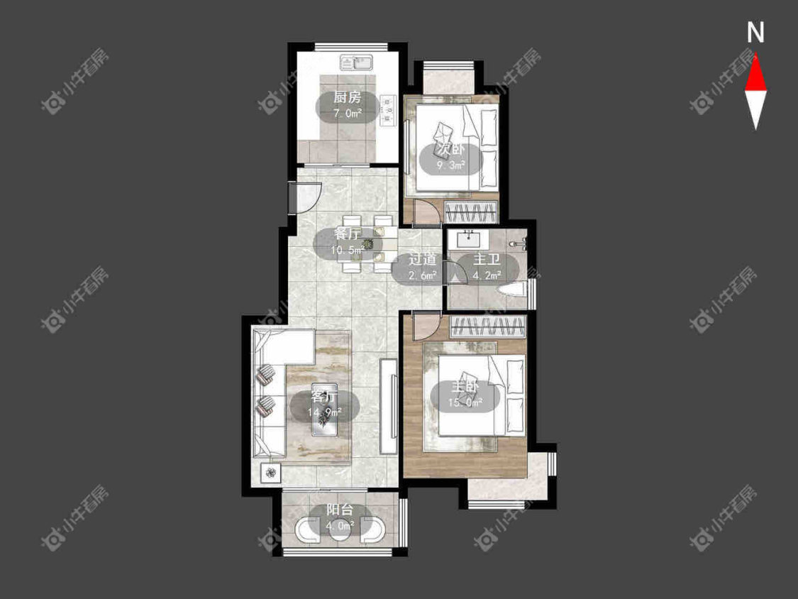 常州梧桐苑东区在租房源_小牛看房