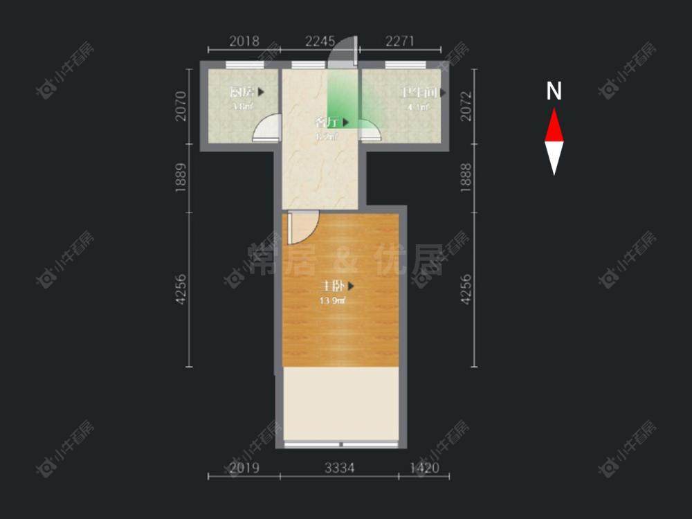 河苑新村房源户型图 常州河苑新村在售二手房源户型图_小牛看房