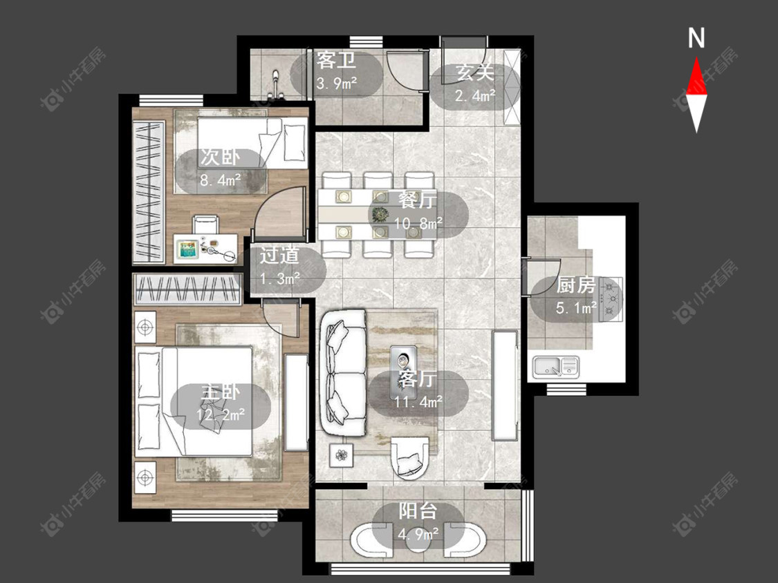 上东区房源户型图 常州上东区在售二手房源户型图_小牛看房
