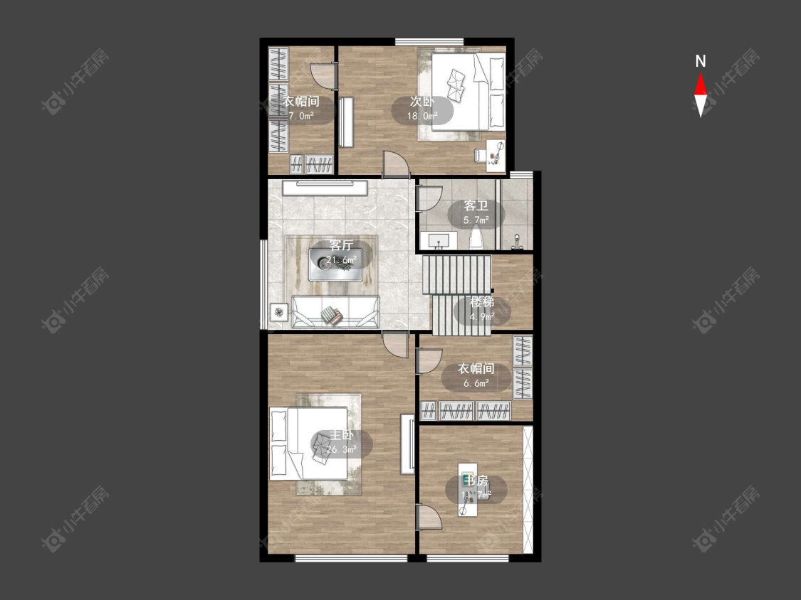 常州紫金园在售二手房源户型图_小牛看房