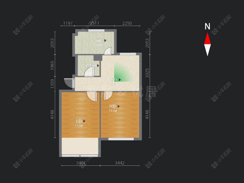 常州燕兴新村东区在售二手房源户型图_小牛看房