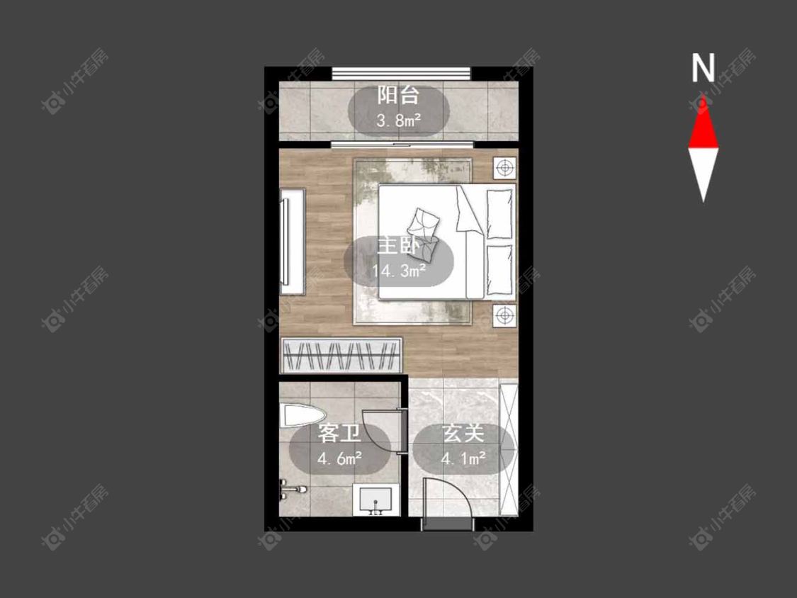 常州中奥珑郡在售二手房源户型图_小牛看房