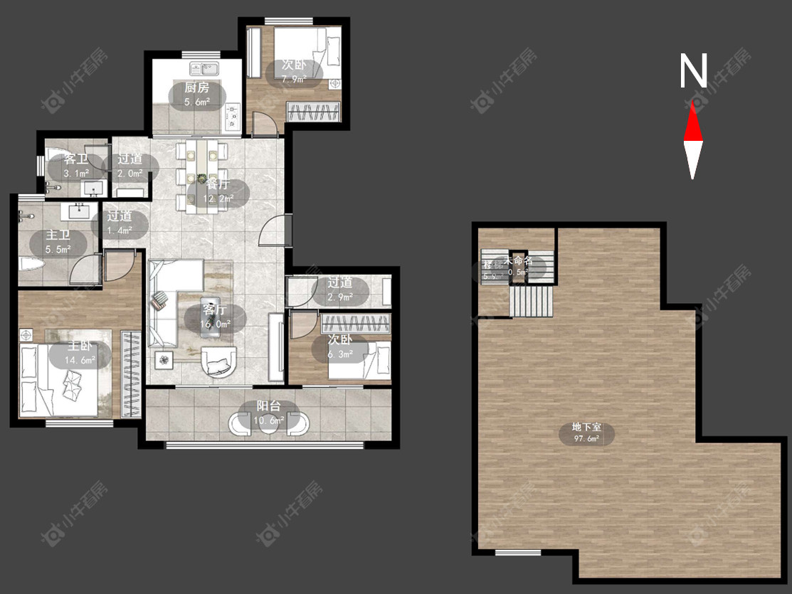 弘阳天下锦房源户型图 常州弘阳天下锦在售二手房源户型图_小牛看房