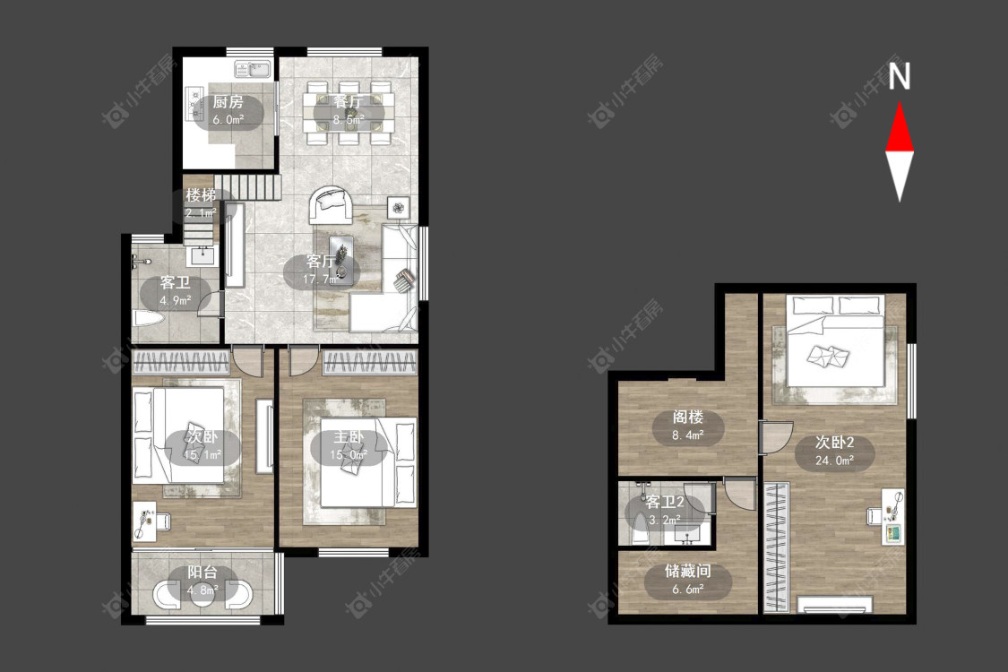 中凉新村六期房源户型图 常州中凉新村六期在售二手房源户型图_小牛看房