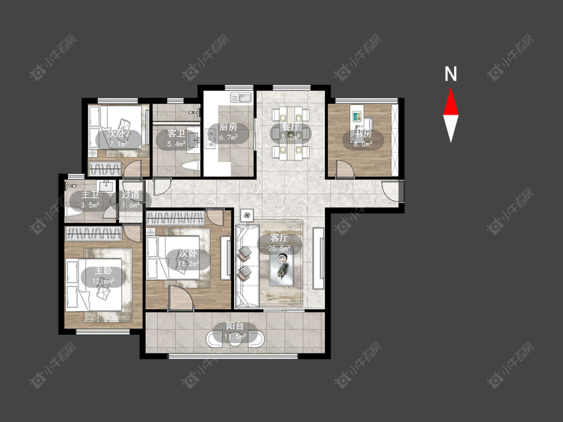 常州嘉禾尚郡在售二手房源户型图_小牛看房