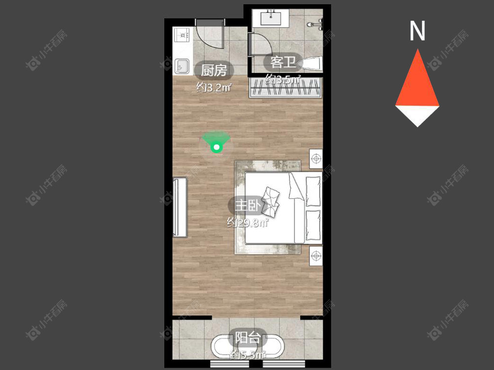 常州亚泰财富中心在售二手房房源户型图_小牛看房