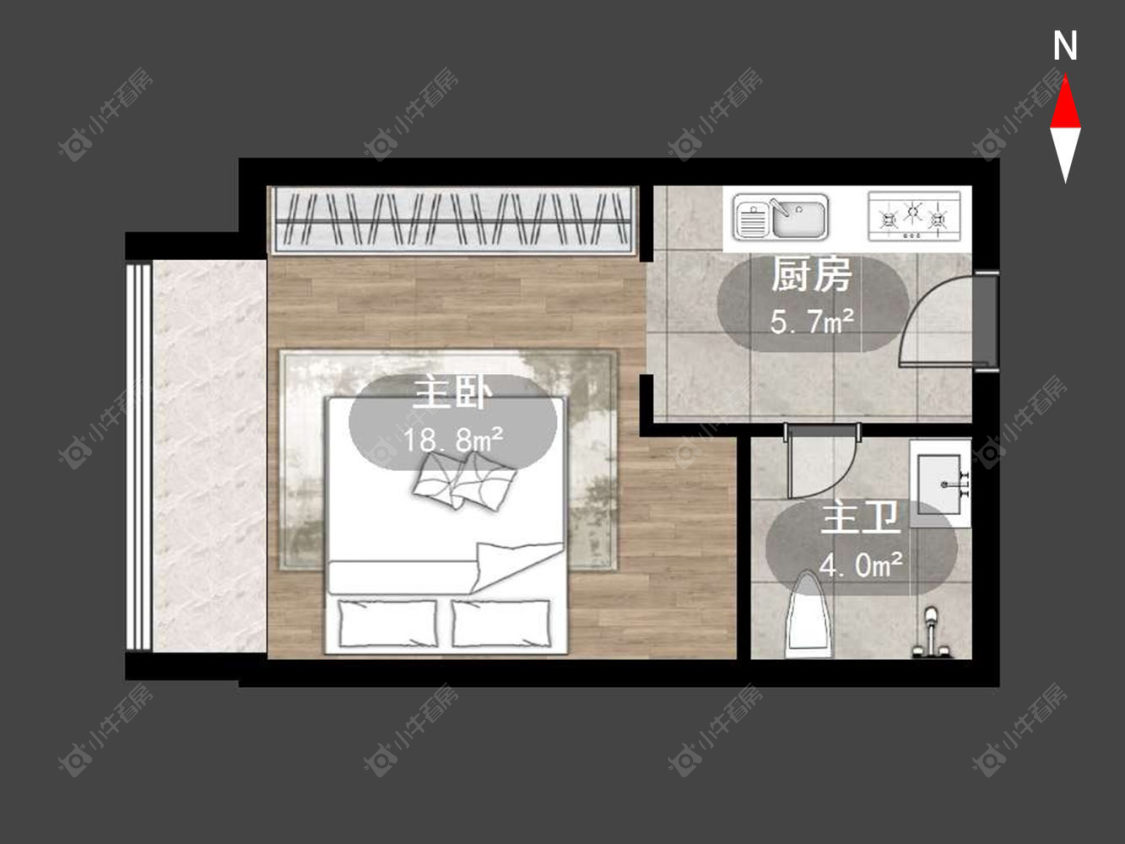 常州宝龙城市广场在售二手房源户型图_小牛看房