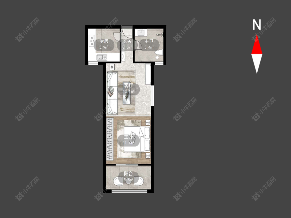 常州嘉顺花园在售二手房房源户型图_小牛看房