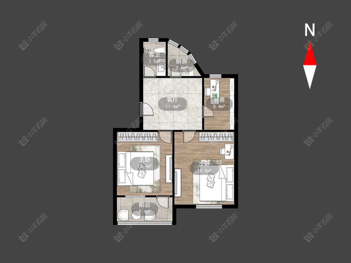 翠竹新村南区房源户型图 常州翠竹新村南区在售二手房源户型图_小牛看房