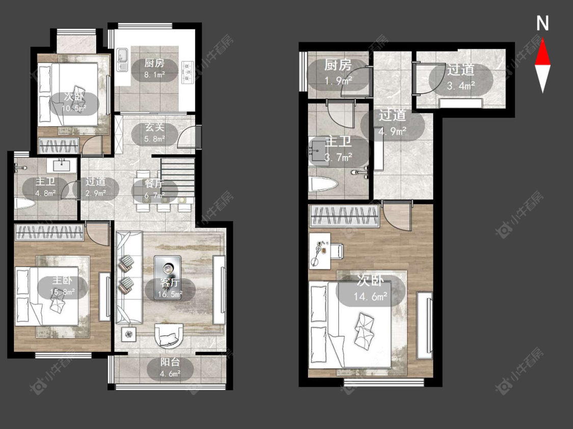 常州梧桐苑西区在售二手房源户型图_小牛看房