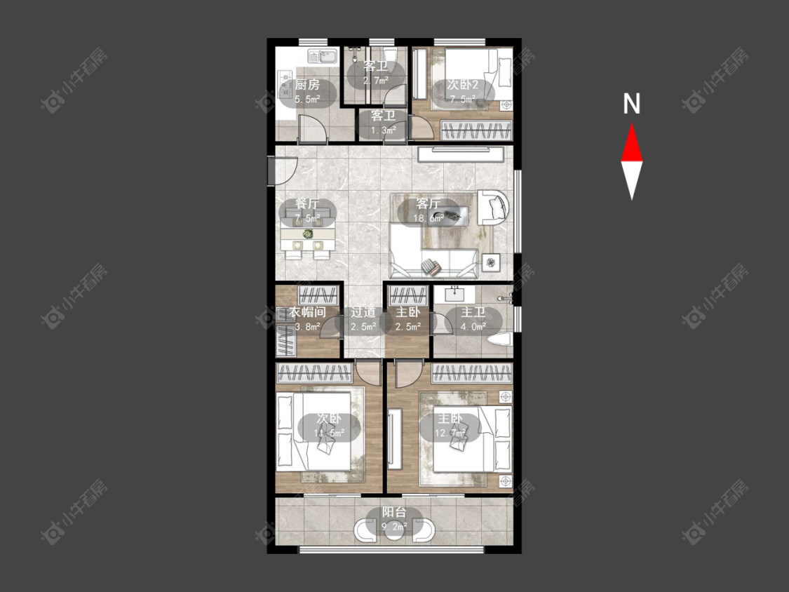 新尚嘉园房源户型图 常州新尚嘉园在售二手房源户型图_小牛看房