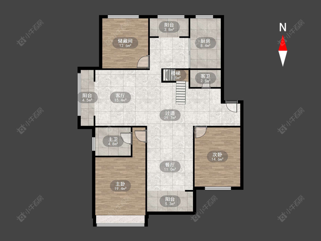 常州橄榄城在售二手房源户型图_小牛看房