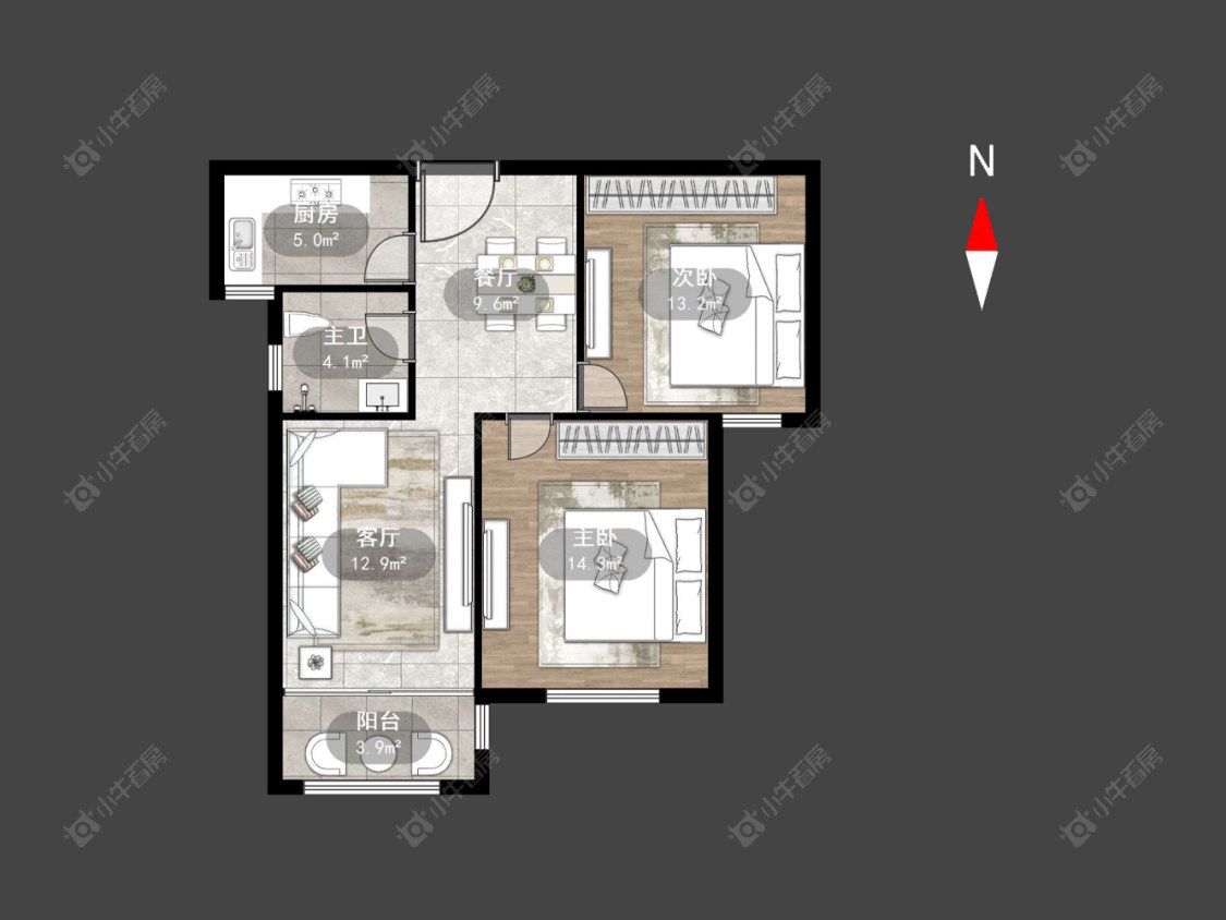 香树湾名苑房源户型图 常州香树湾名苑在售二手房源户型图_小牛看房