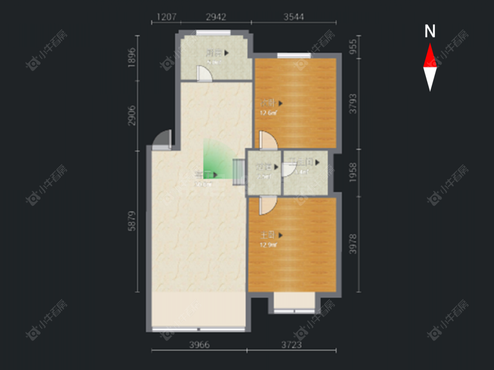 花园华丰苑房源户型图 常州花园华丰苑在售二手房源户型图_小牛看房