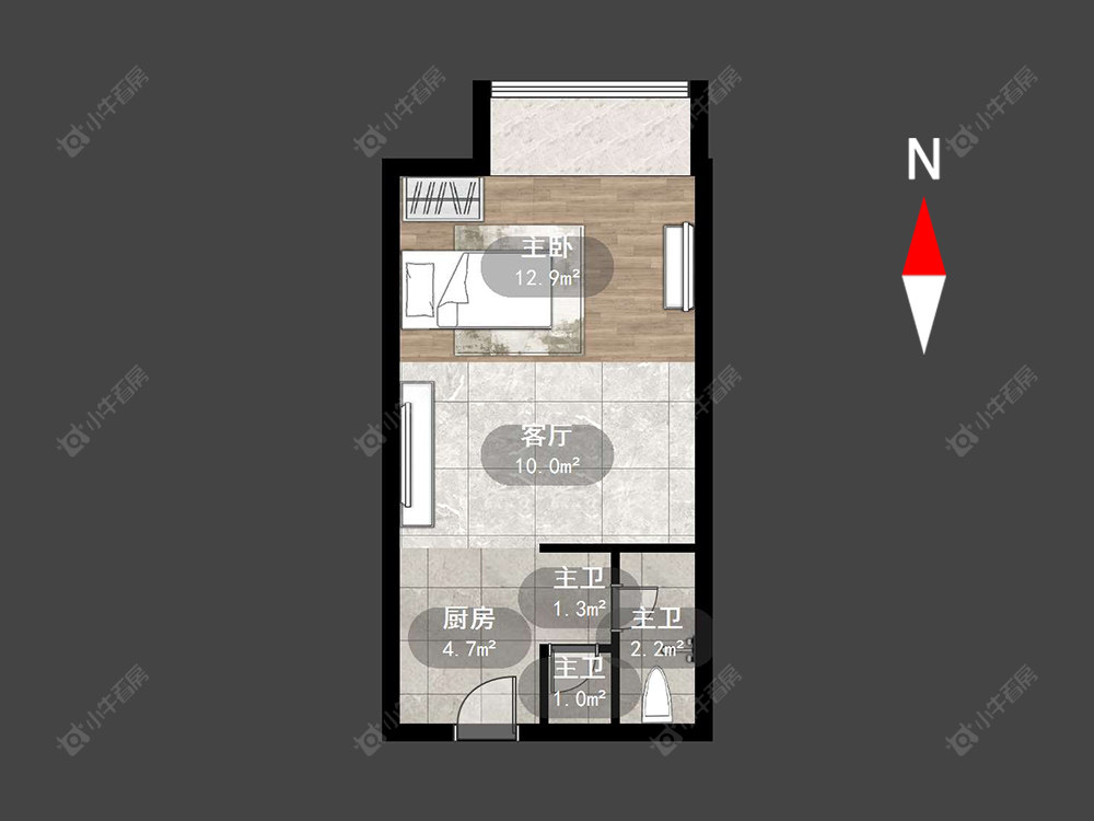 常州星河澜月湾在售二手房源户型图_小牛看房