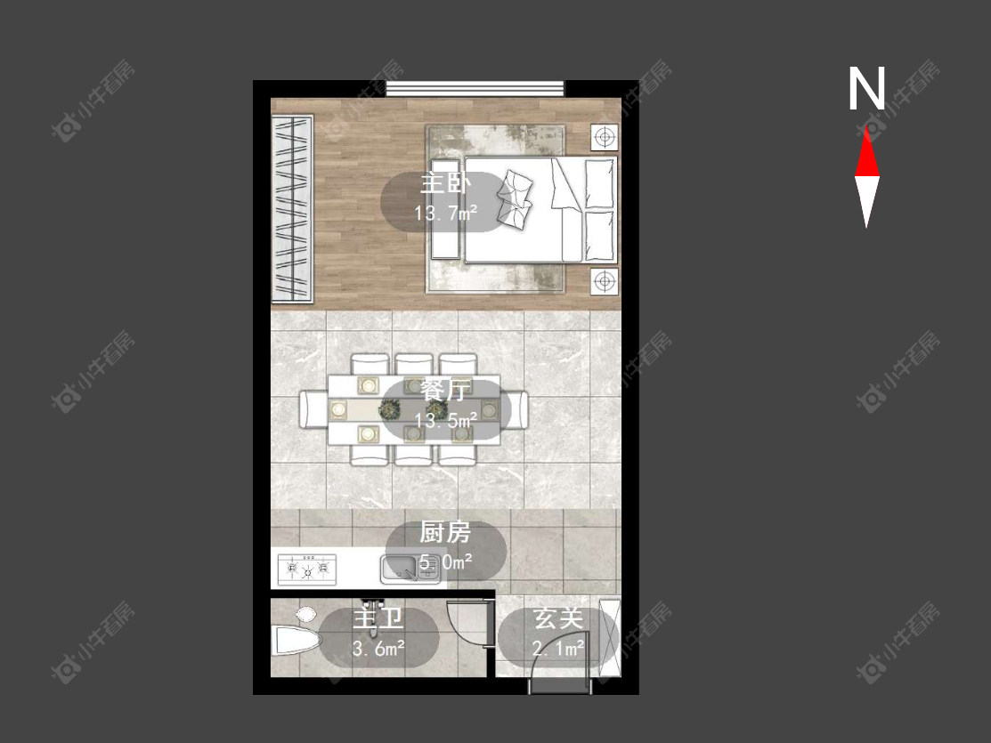 常州蔷薇家园在售二手房源户型图_小牛看房