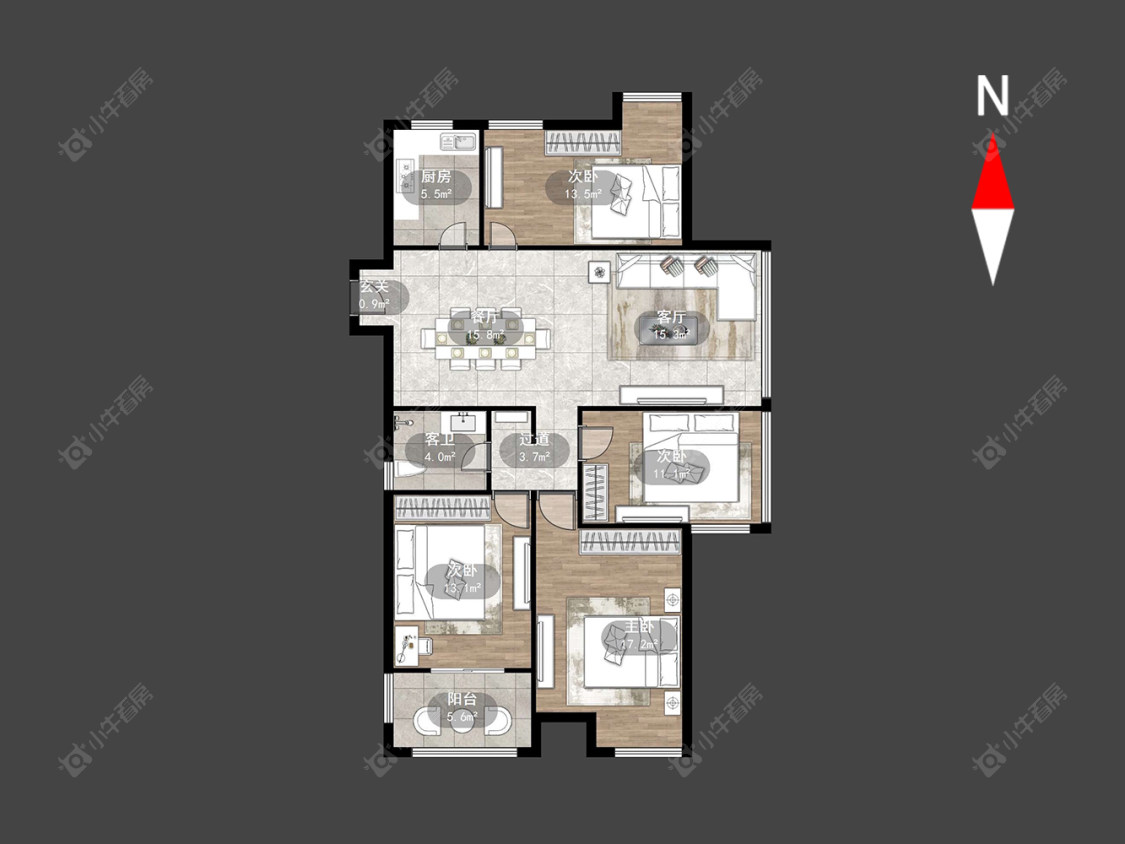 永宁雅苑房源户型图 常州永宁雅苑在售二手房源户型图_小牛看房