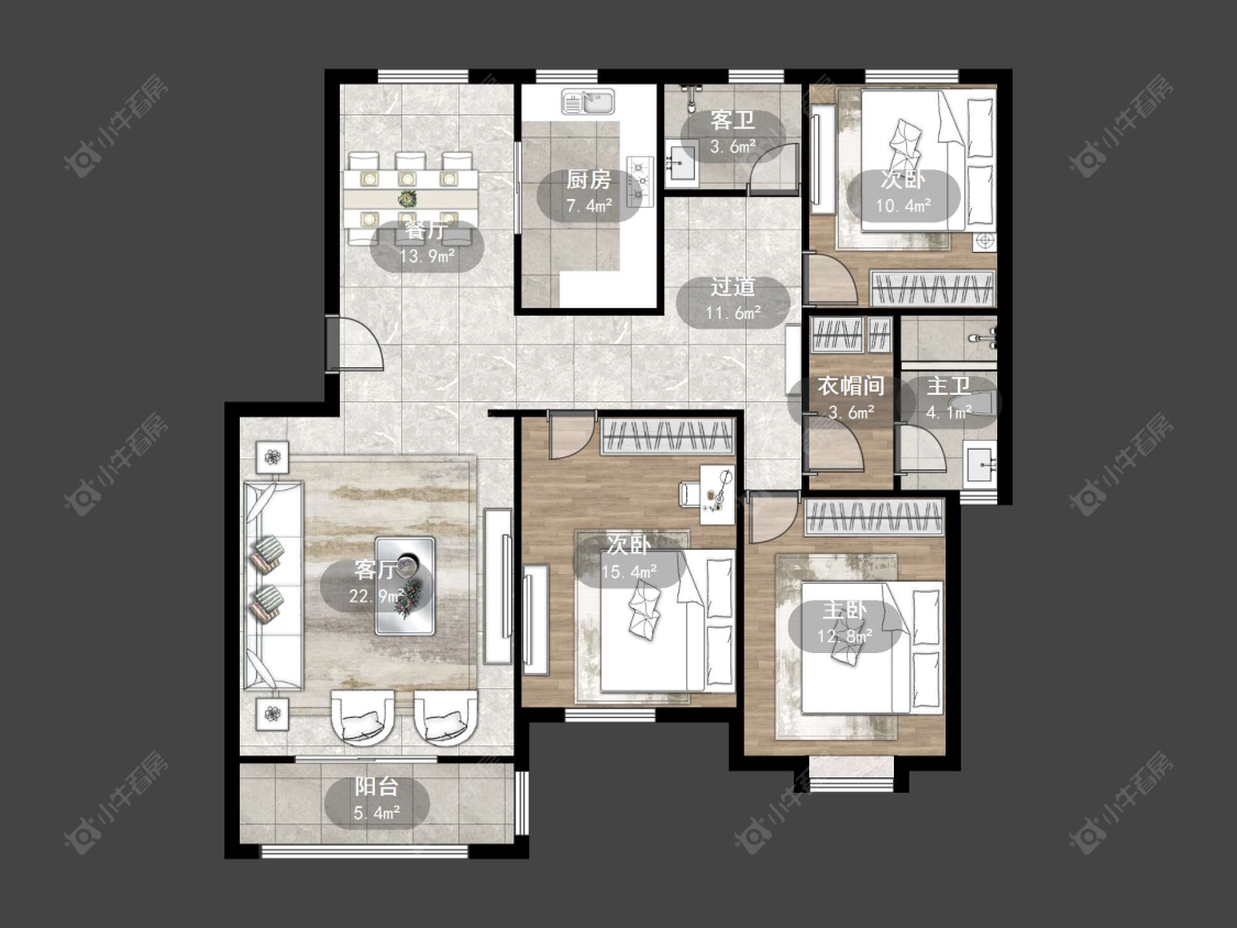 丹阳普善人家在售二手房源户型图_小牛看房