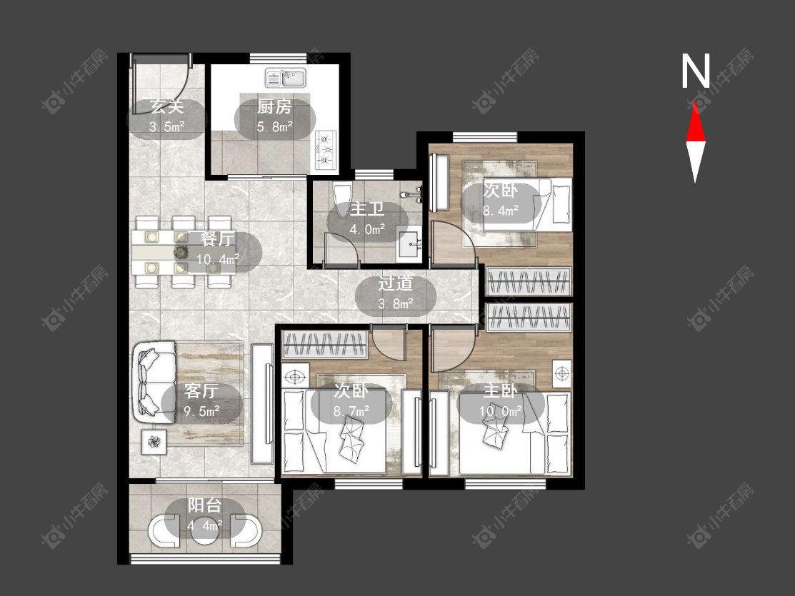 常州兰蕙佳园在售二手房源户型图_小牛看房